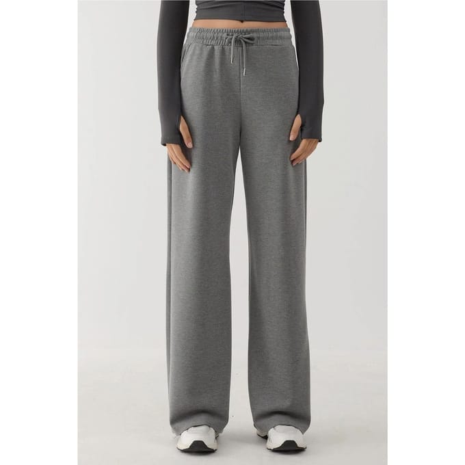 Zachte Modal Touch Brede Pijp Sweatpants
