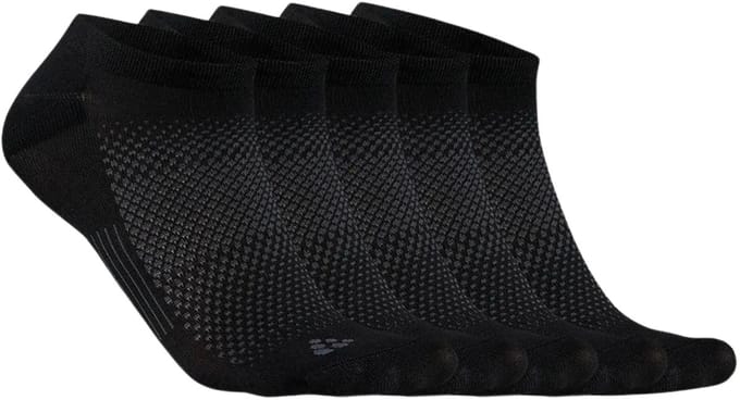 CRAFT ACTIVE FOOTIES 5-PACK Unisex Sportsokken - Zwart