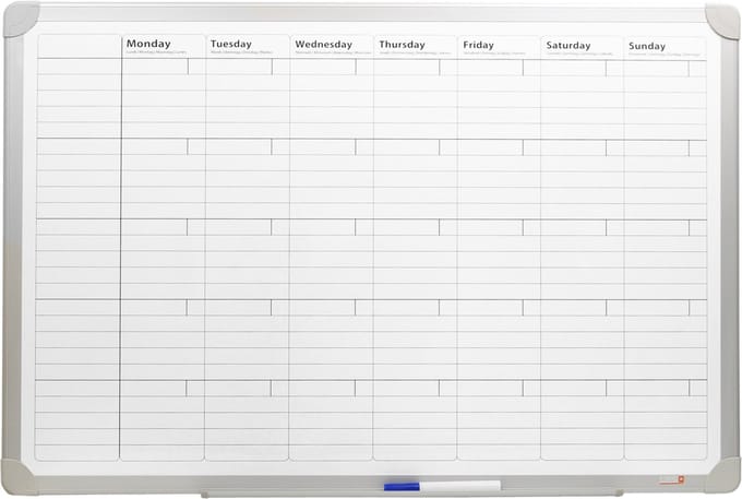 DESQ Maandplanner | Magnetisch | Aluminiumframe | 60 x 90 cm