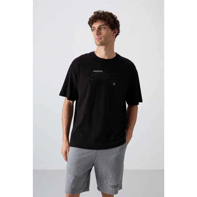 Oversized Geprinte Crew Neck T-shirt