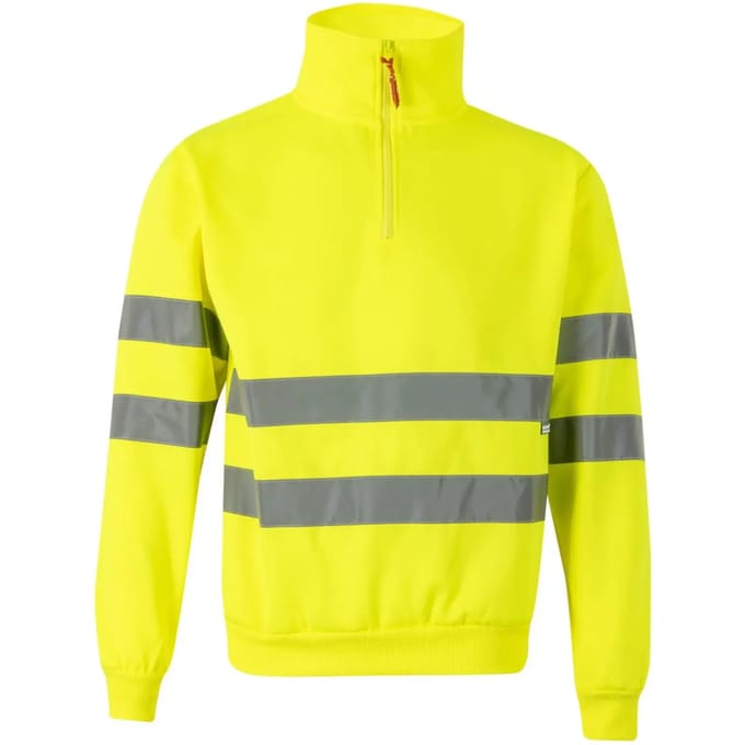 Hoodie met rits hoge zichtbaarheid Velilla