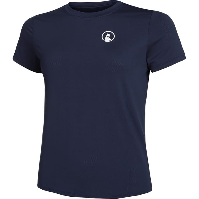 Quiet Please Retriever T-shirt Dames-Donkerblauw