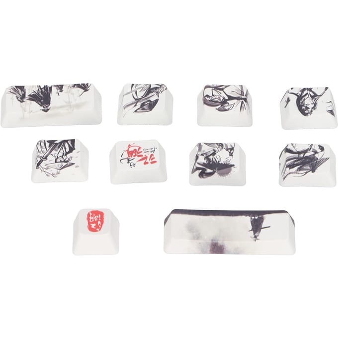Capuchons de touches de clavier, processus de Sublimation, fabrication soignée, motif clair, Production de bricolage white