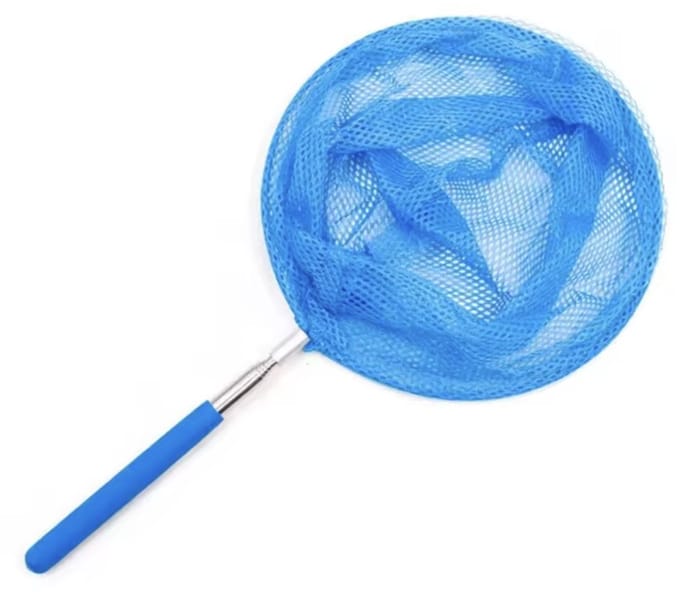 Telescopisch Zwembadnet – Uitschuifbaar tot 86 cm – Blauw – Doorzichtig Netje - G2.1