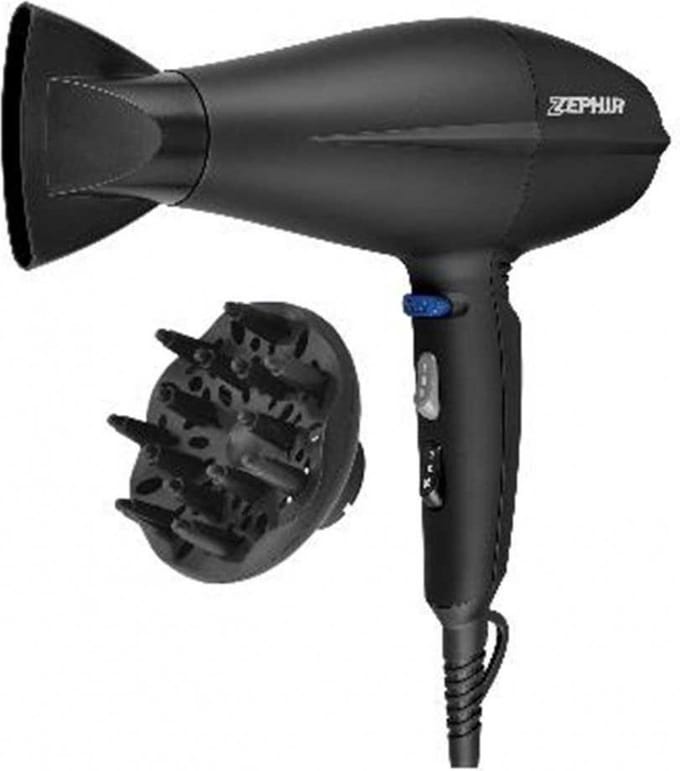 Zephir ZHB2002 haardroger 2200 W Zwart