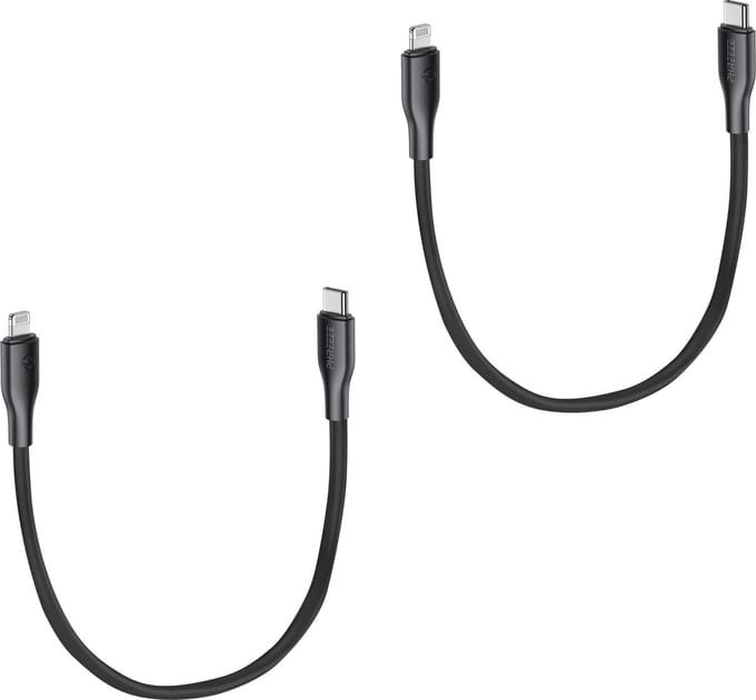 20w Kabel geschikt voor iPhone - Lightning naar Usb C - 30cm kort