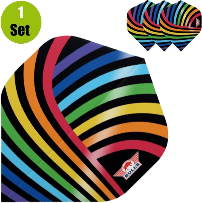 Bull's Powerflite Rainbow No.2 - Dart Flights