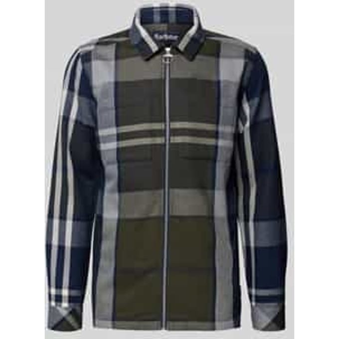 Oversized overhemdjack van puur katoen
