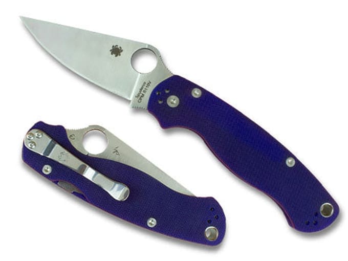 Spyderco Zakmes Paramilitary 2 Dark Blue CPM S30V PE