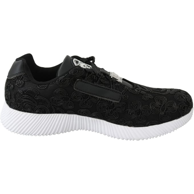 Plein Sport Vrouwen Zwart Polyester Runner Joice Sneakers Schoenen