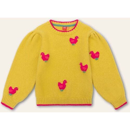 Oilily Kip Trui- maat116/6yr Ceylon Geel