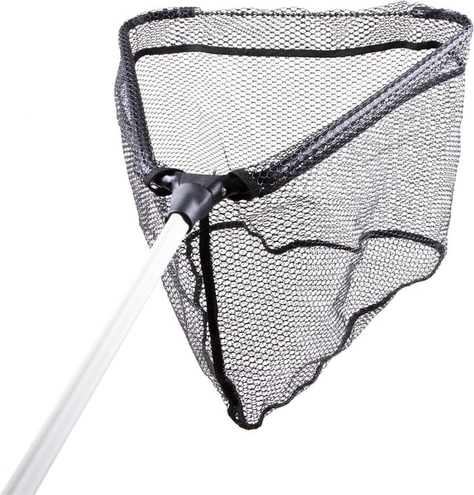 X2 Telescoop Schepnet - 40x40 cm - Visnet - Opklapbaar - Aluminium - Vijvernet - Zwembadnet - Slootnet - Uitschuifbaar
