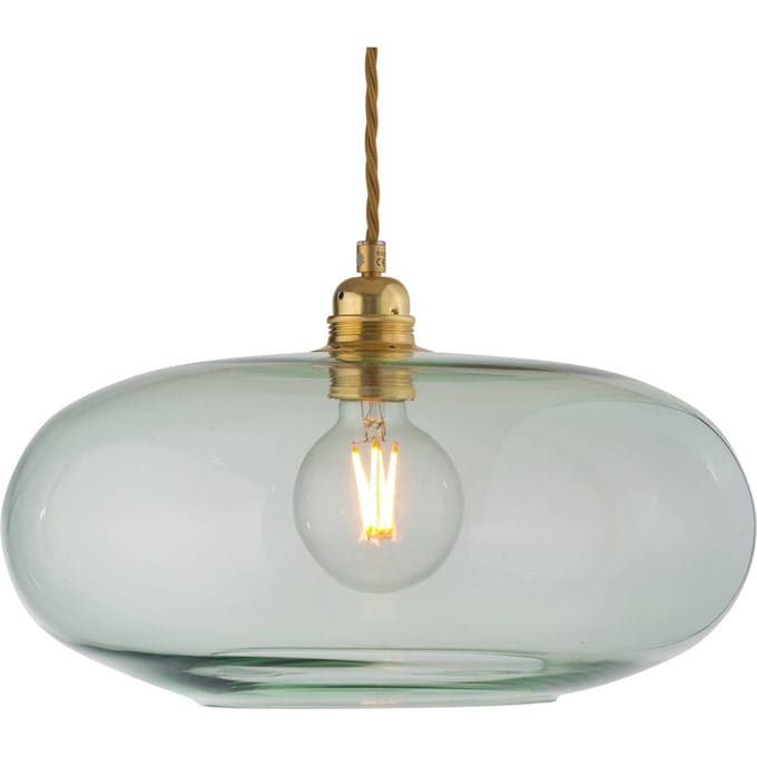 EBB & FLOW Horizon glas-hanglamp groen Ø 36 cm
