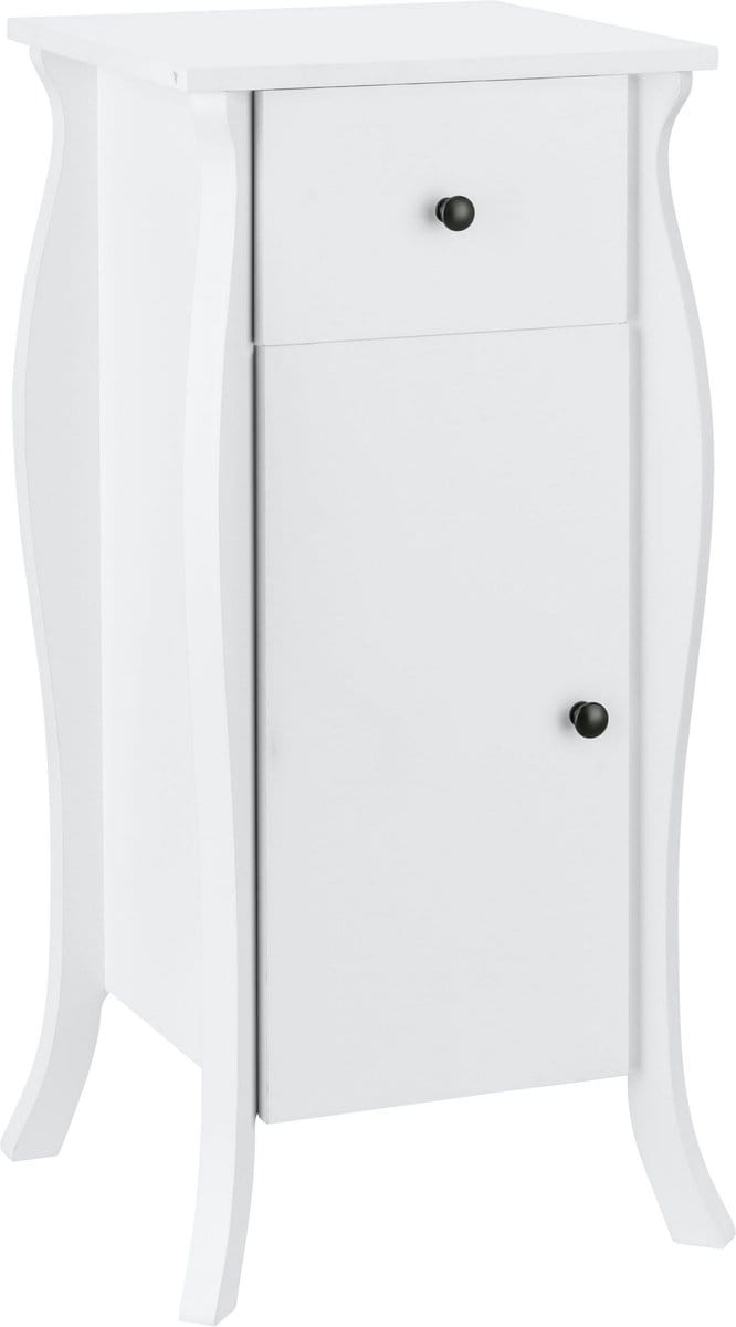 Ludwig-Kast - 1-Deur 1-Lade - Wit