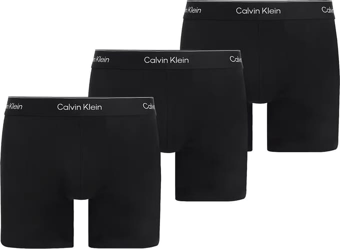 Calvin Klein Icon Cotton Stretch Boxer briefs (3-pack) - heren boxers extra lang - zwart