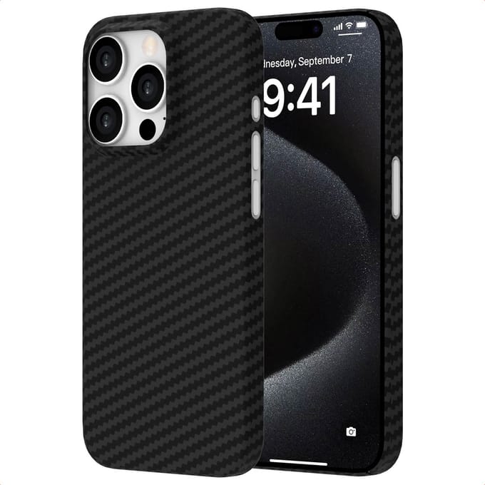 Accezz Hoesje - Geschikt voor Apple iPhone 15 Pro - backcover - Zwart