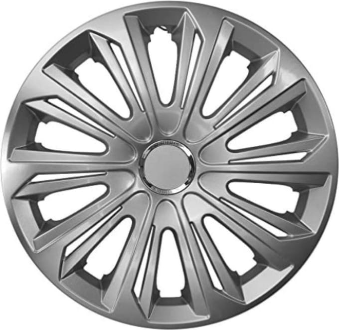 NRM STRONG - wieldoppen  16" - zilver / 4 stuks