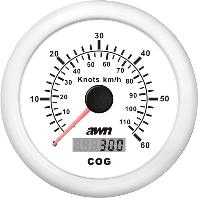 OceanTEC GPS-snelheidsmeter 0-60 kn