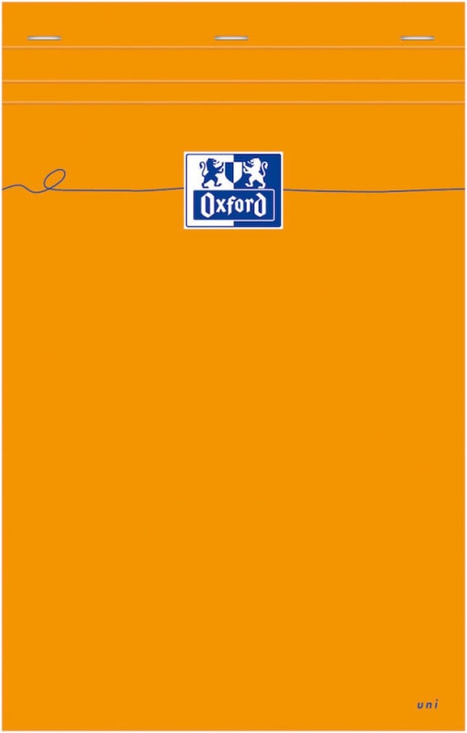 Oxford 100106292 schrijfblok & schrift Oranje A4