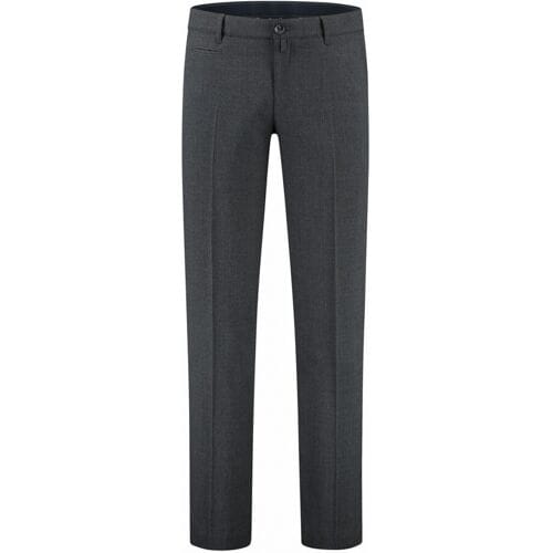 Com4 Broek Modern Chino Uni Wool Blend Medium Grey / male