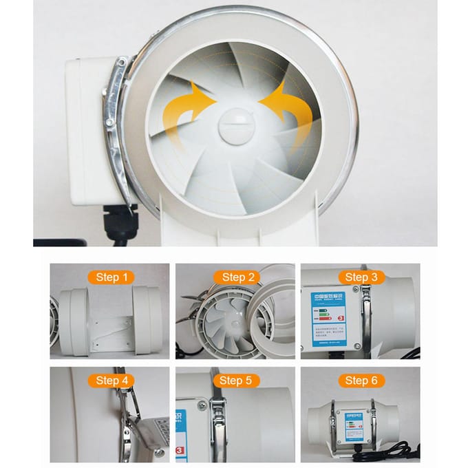 Schuin Stromende Onder Druk Staande Industriële Afzuigventilator Muur Raam Ventilator