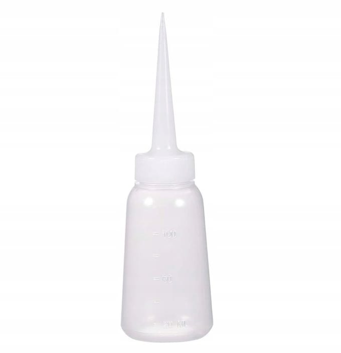 Rosfix Doseerfles Spuitfles - Precisie Doordrukdoseerder - 100 Ml - PE - H80xØ45 Mm