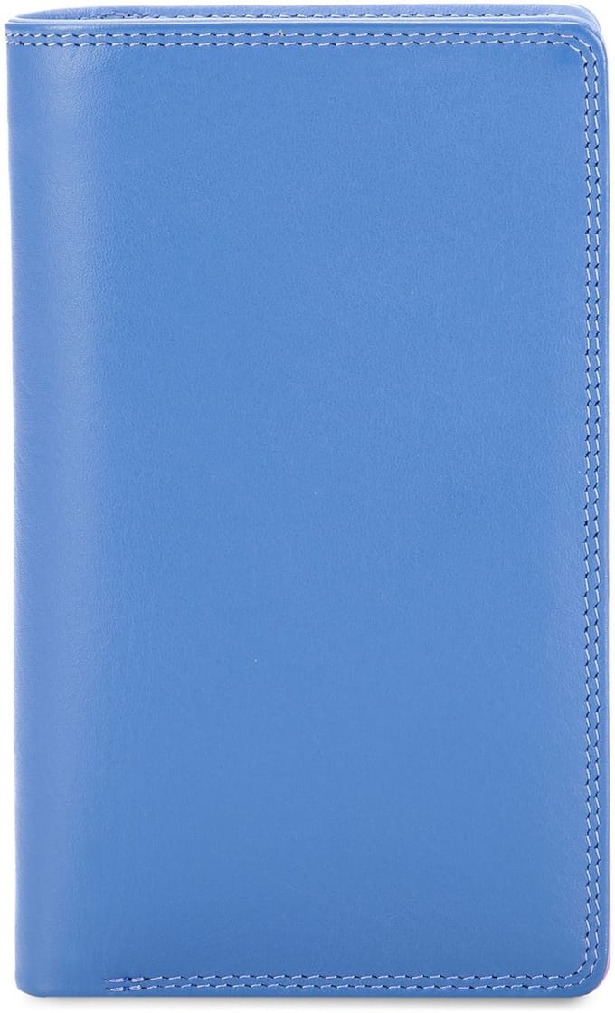 Mywalit Portemonnee RFID-bescherming Leder 8 cm - Unisex - Staand formaat - viola