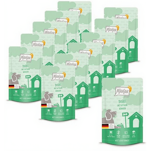 MjAMjAM - Quetschie - Insect met sappige kip 125g*12