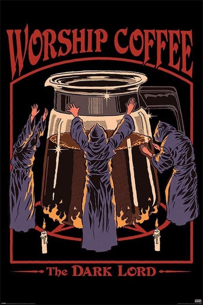 Steven Rhodes Worship Coffee Poster 61x91.5cm
