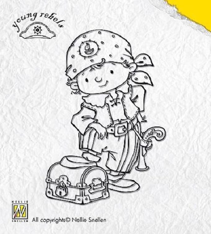 Nellie Snellen: Young Rebels - clear stamp Treasure (YORE004)