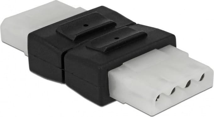 DeLOCK power connector adaptor - 4 PIN internal power to 4 PIN internal power