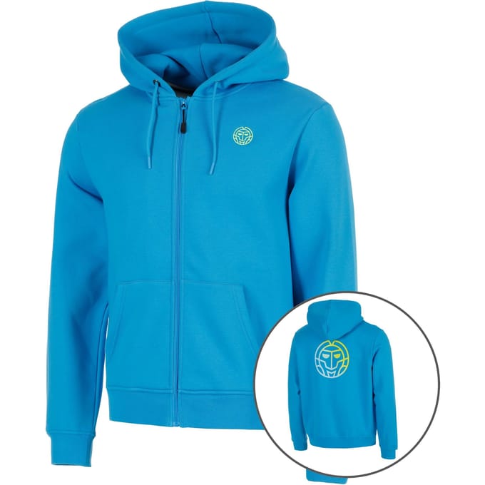 BIDI BADU Out of Control Backprint Zip Sportjas Heren-blauw