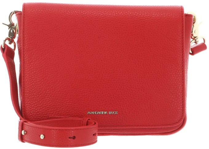MANDARINA DUCK schoudertas Mellow Leather Hunting Bag Diva rood