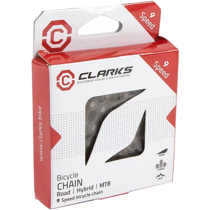 Clarks Z90 Narrow Silver Ketting Transparant 116 Links / 9s