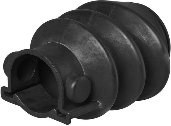 ProPlus Stofhoes voor oplooprem - rubber - Ø 50/60 mm - 125 mm lang - zwart