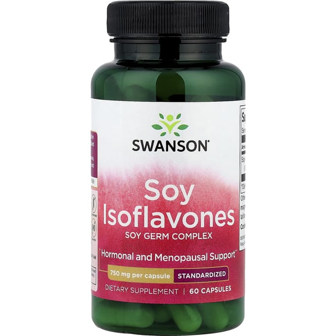 Soja Isoflavonen, 750Mg, 60 Capsules
