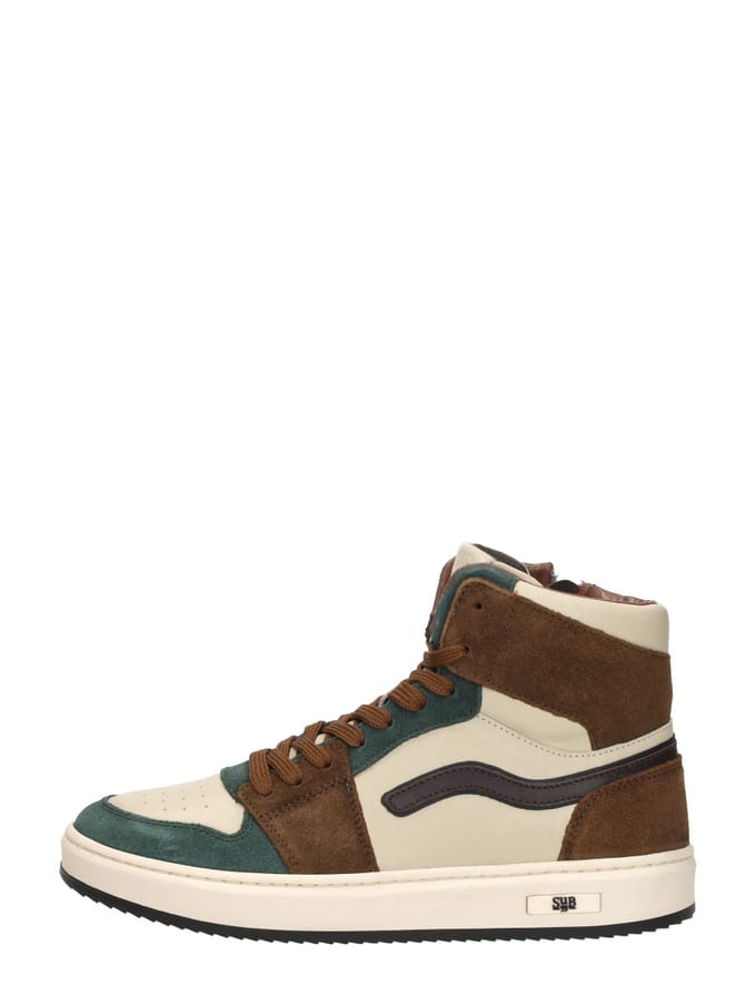SUB55 Veterschoenen Hoog Veterschoenen Hoog - Groen - Maat 33
