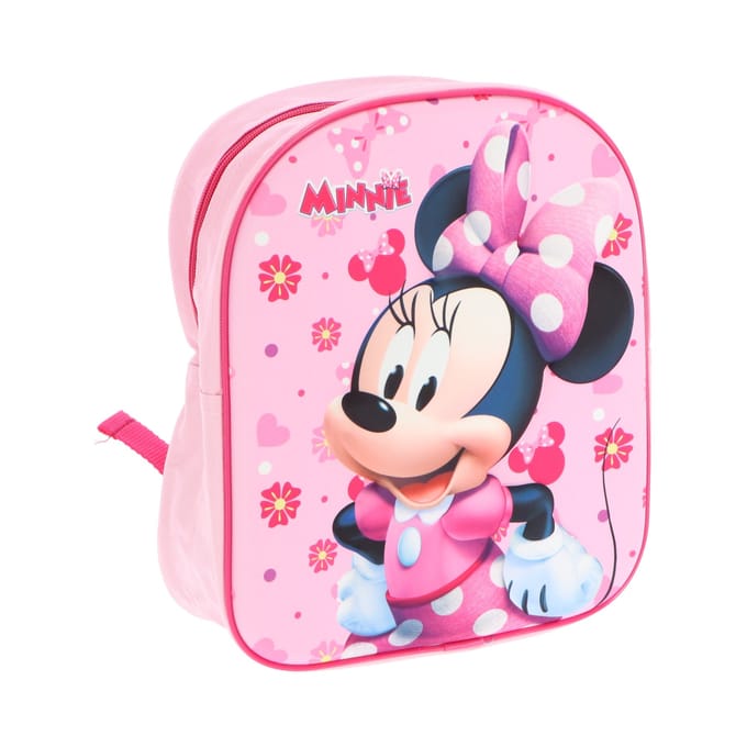 Minnie Mouse 3D Rugzak - Schooltas - Polyester - Roze - Rugzak kind