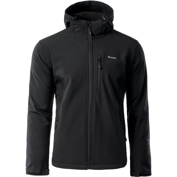 Elbrus Iver Softshell Jas Outdoorjas - Maat XL  - Mannen - zwart