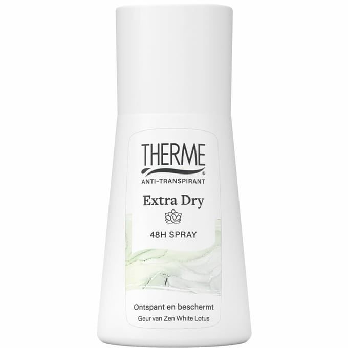 Therme - Anti-Transpirant Extra Dry 48H Spray - 3 x 75 ml - Voordeelverpakking