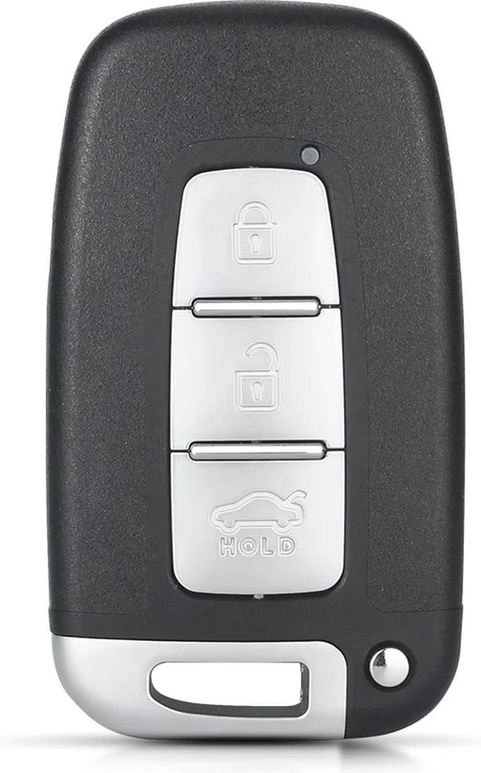 XEOD Autosleutelbehuizing - sleutelbehuizing auto - sleutel - Autosleutel / Geschikt voor: Hyundai / Kia 3 knops