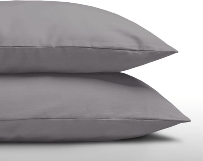 Zelesta Everyday Uni Kussenslopen Anthracite - Kussenslopen 60 x 70 set van 2