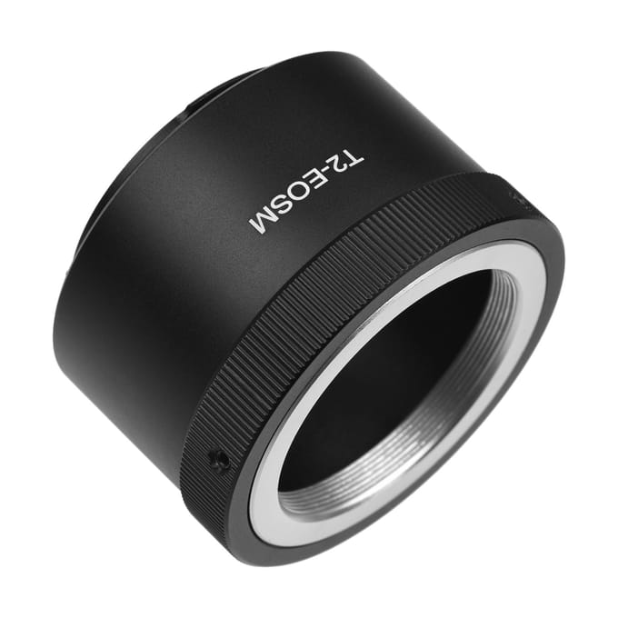 Handleiding Lens Mount Adapter Ring Aluminiumlegering voor T2Mount Lens voor Canon EOS M1/M2/M3/M5/M6/M6 Mark zwart