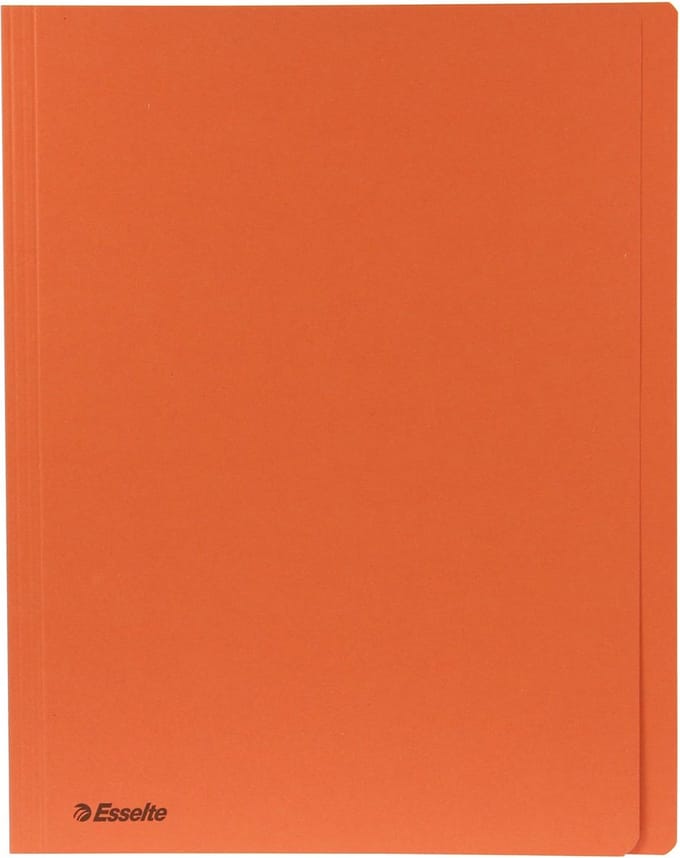 Esselte dossiermap oranje, ft A4 4 stuks