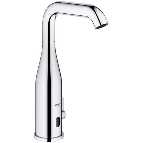 Grohe Essence E touch-free washbasin fitting with temperature control 6V, chrome