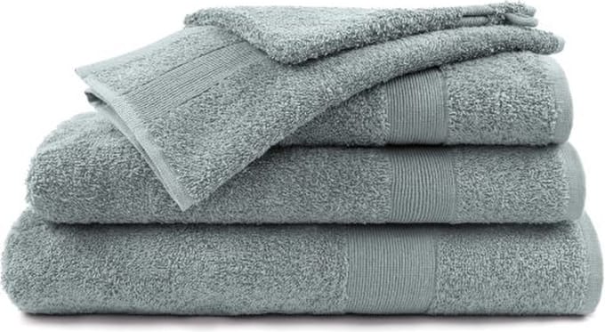 Mistral Home - BADHANDDOEK - katoen - 70 x 140 cm - effen kleur - grijs