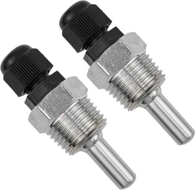 Dompelhulzen - Sensor Behuizing - Temperatuur Meting - Roestvrij Staal 304 - G1/2 Inch - Zilver