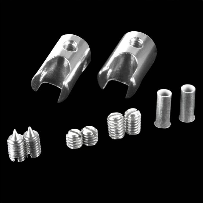 Paulmann 978019 978019 12V-kabelsysteemcomponenten Kabelblok Set van 2 stuks Chroom
