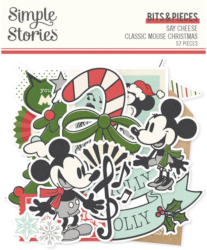 Simple Stories - Say Cheese Classic Mouse Christmas Bits & Pieces (25209)