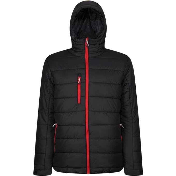 Regatta Thermisch gewatteerd jack voor heren (Zwart/Klassiek Rood)